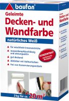 Geleimte Wandfarbe Baufan 2 kg