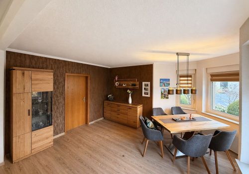 Wohnzimmer Wandspachteltechnik Bodenbelag Designboden 3